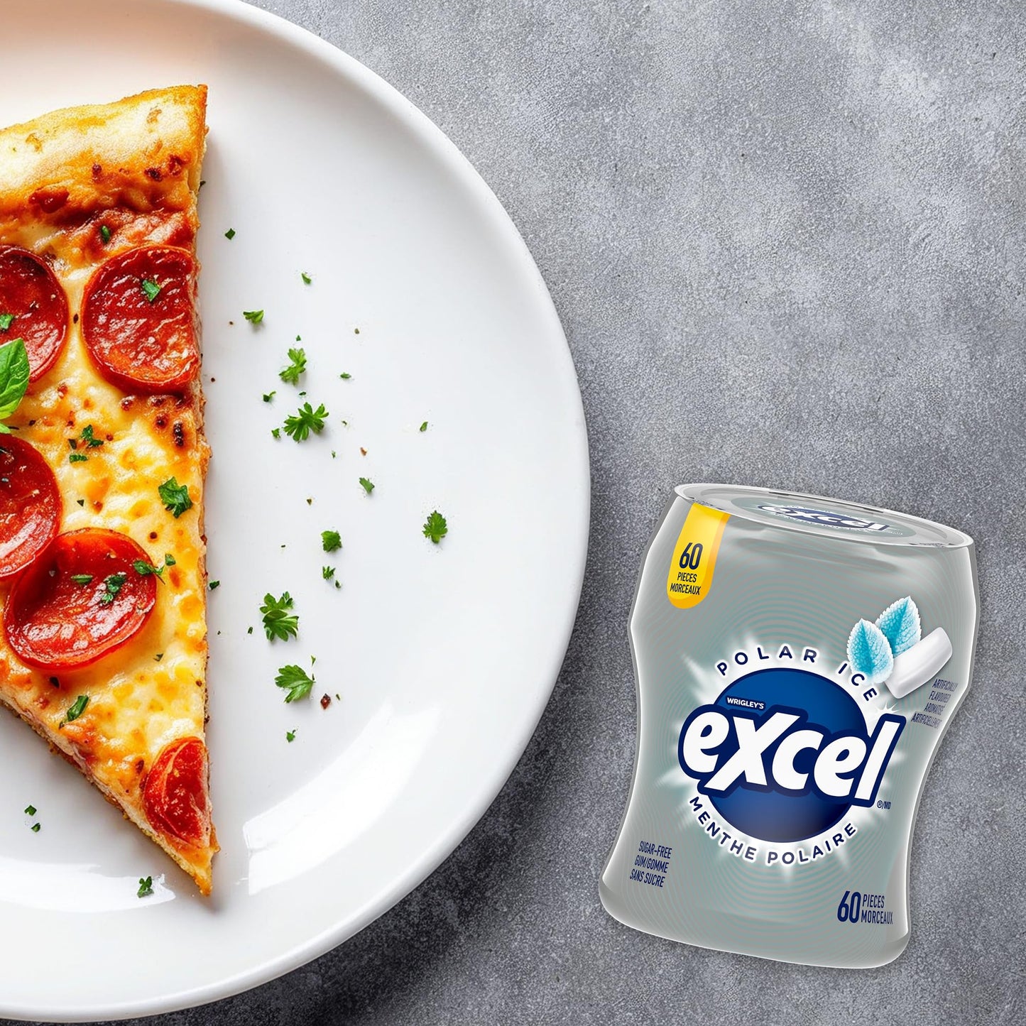 EXCEL, Polar Ice Flavoured Sugar Free Chewing Gum, 60 Pieces, 6 Bottles 🍁 All In One Marketplace Canada