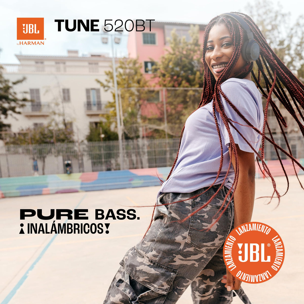 JBL Tune 520BT - Wireless On-Ear Headphones, Up to 57H Battery Life and Speed Charge, Lightweight, Comfortable and Foldable Design, Hands-Free Calls with Voice Aware (White) 🍁 All In One Marketplace Canada