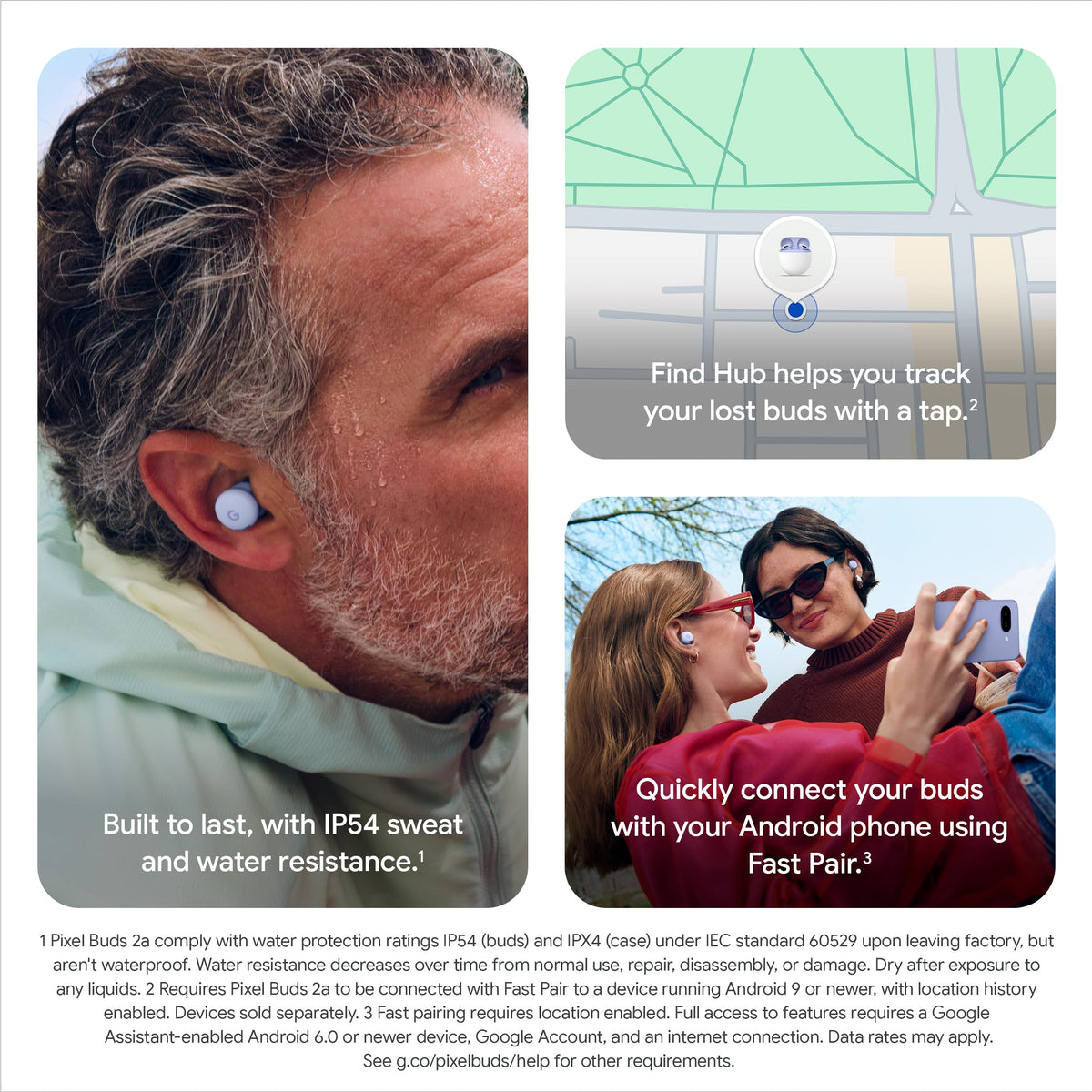 Google Pixel Buds 2a - Wireless Earbuds with Noise Cancellation - Iris 🍁 All In One Marketplace Canada