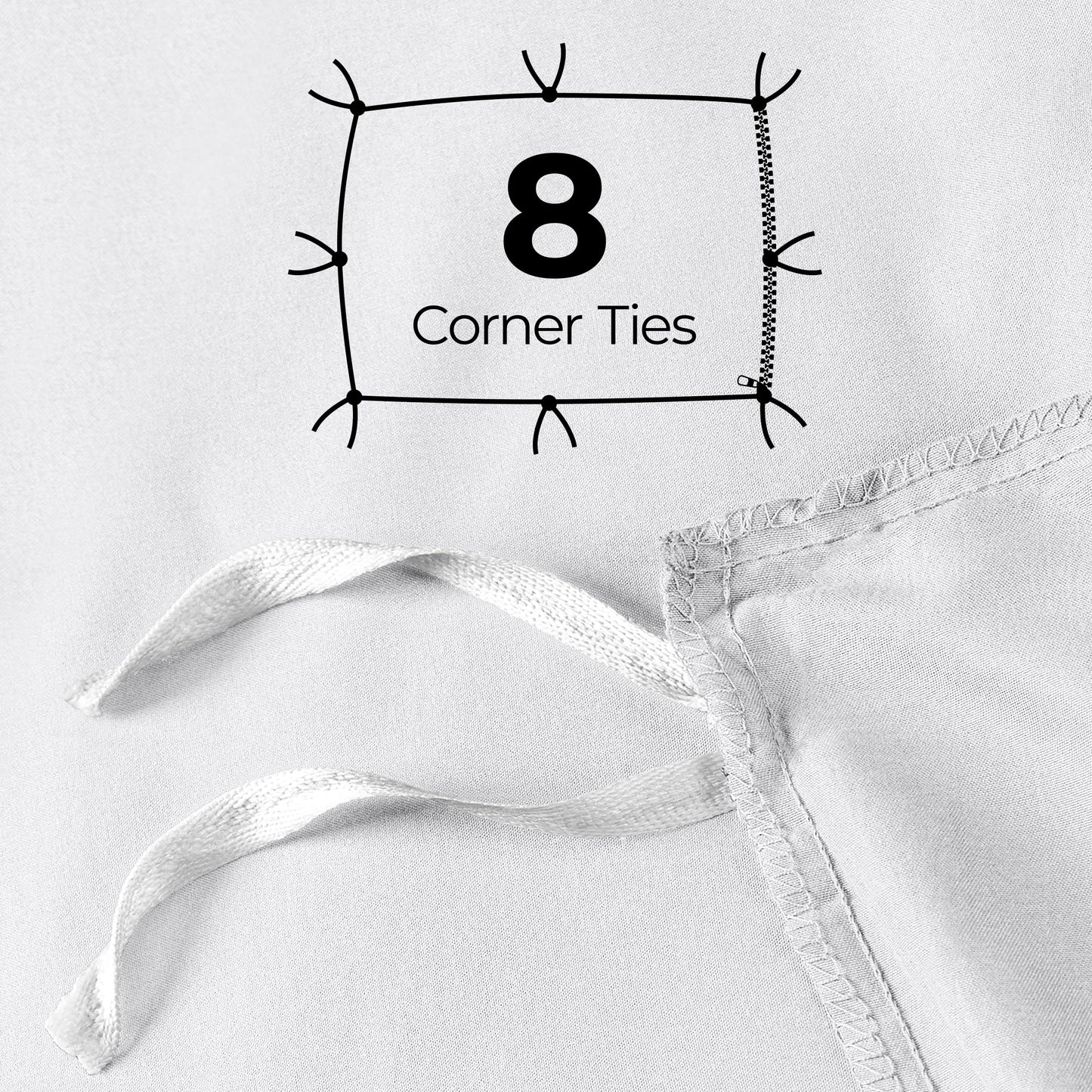 Utopia Bedding Duvet Cover Queen Size Set with Pillow Shams - Comforter Cover with Zipper Closure, 90X90 Inches & Pillow Shams 20X26 Inches (White) Comforter Not Included 🍁 All In One Marketplace Canada