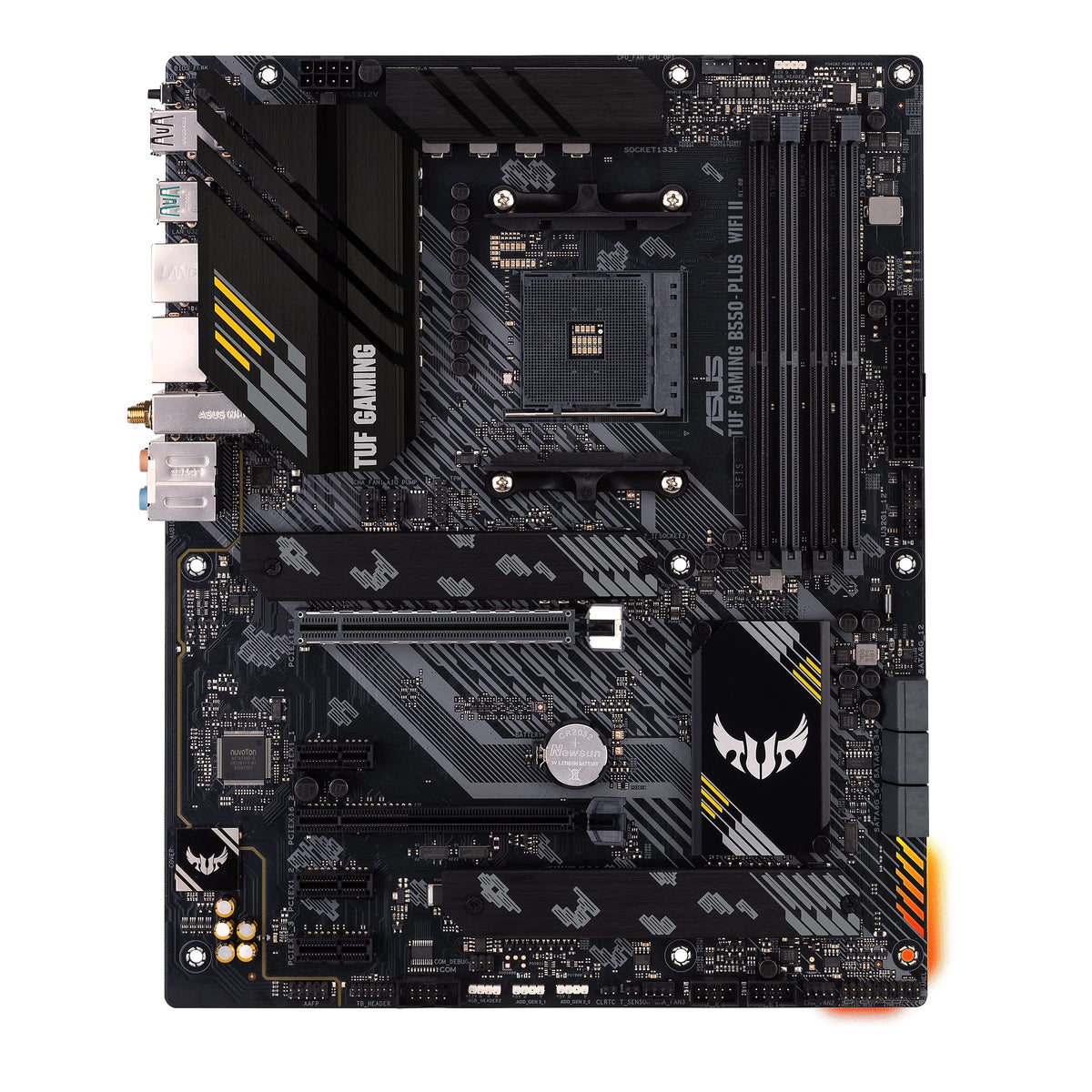 ASUS TUF Gaming B550-PLUS WiFi II AMD AM4 (3rd Gen Ryzen™) ATX Motherboard (PCIe 4.0, WiFi 6, 2.5Gb LAN, BIOS Flashback, USB 3.2 Gen 2, Addressable Gen 2 RGB Header and Aura Sync) 🍁 All In One Marketplace Canada