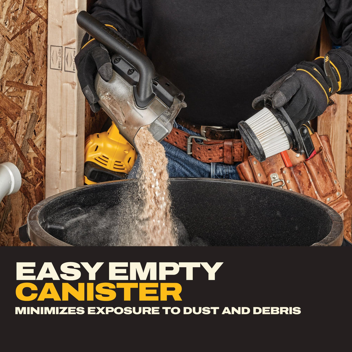 DEWALT 20V Vacuum, Cordless Handheld Vacuum, HEPA, Battery Not Included (DCV501HB) 🍁 All In One Marketplace Canada
