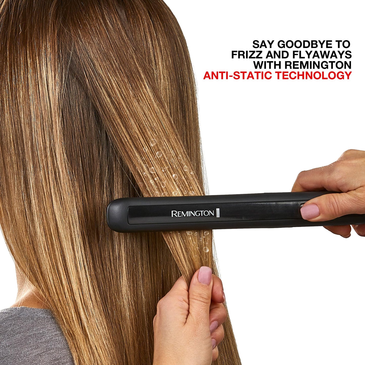 Remington 1" Anti-Static Flat Iron with Floating Ceramic Plates and Digital Controls, Hair Straightener, Purple, S5500 🍁 All In One Marketplace Canada