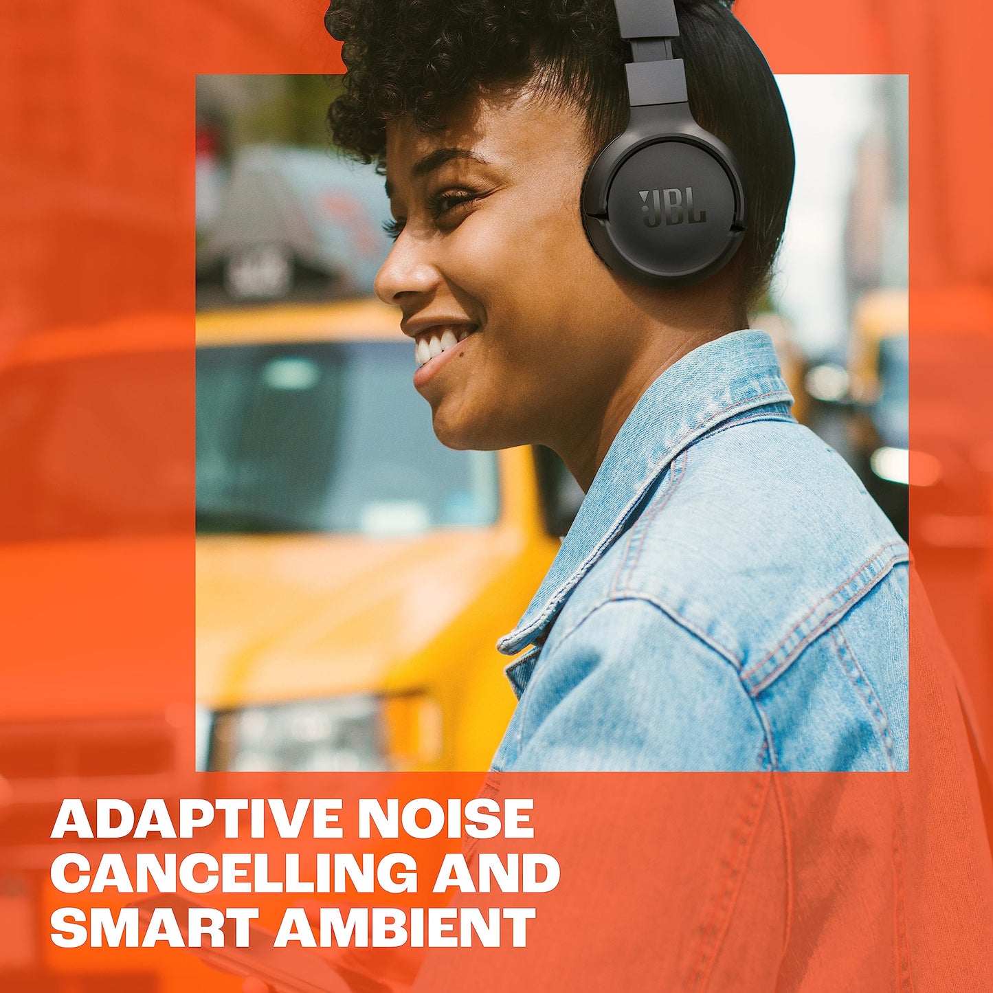 JBL Tune 670NC - Adaptive Noise Cancelling with Smart Ambient Wireless On-Ear Headphones, Up to 70H Battery Life with Speed Charge, Lightweight, Comfortable and Foldable Design (Black) 🍁 All In One Marketplace Canada