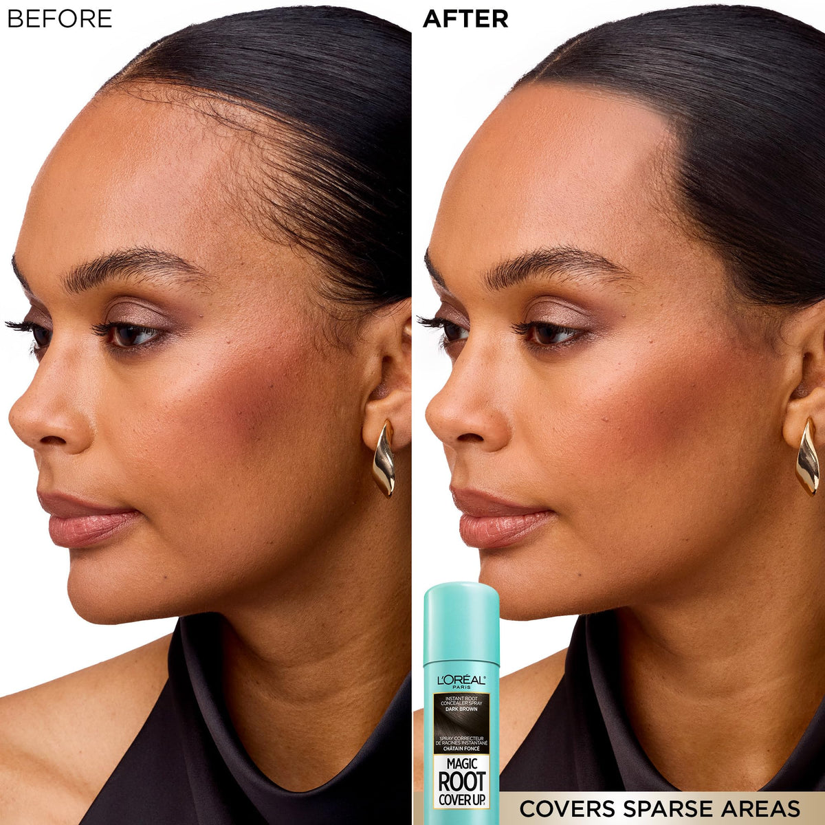 L'Oréal Paris Magic Root Cover Up Root Touch Up, Temporary Hair Dye, Light Brown Hair Dye, Hair Root Touch Up for Thinning Hair, Grey Coverage, Pack of 2 Hair Dye 🍁 All In One Marketplace Canada