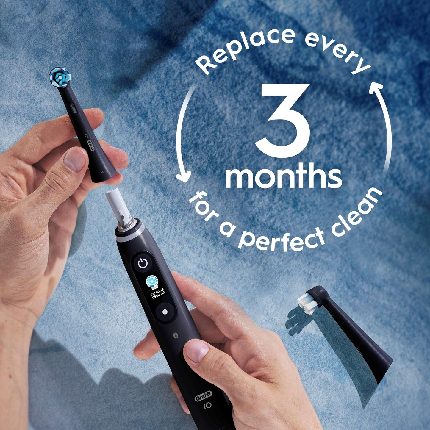 Oral-B iO Series Ultimate Clean Replacement Brush Head for Oral-B iO Series Electric Toothbrushes, Black, 4 count 🍁 All In One Marketplace Canada