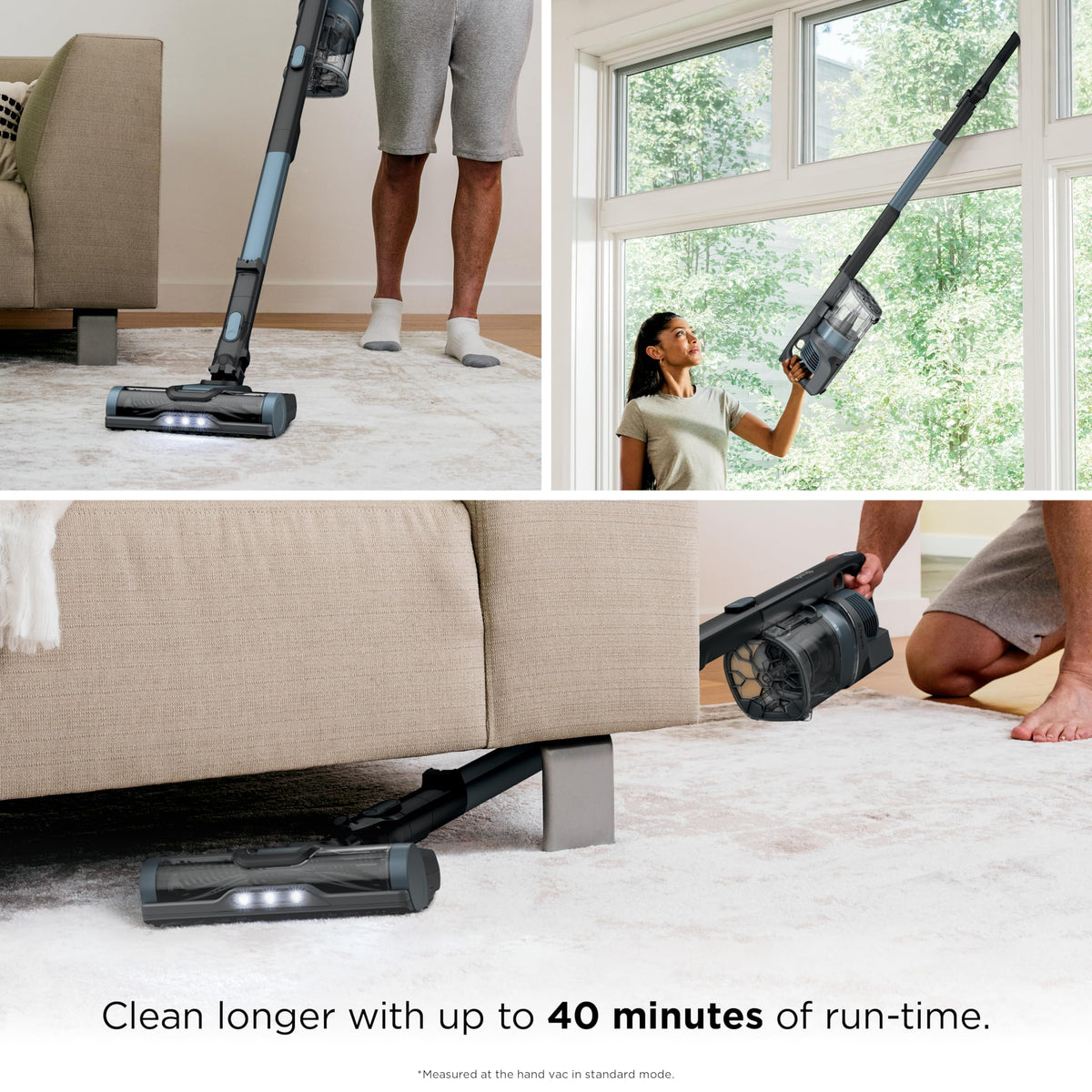 Shark Pet Cordless Stick Vacuum with Large Dust Cup, LED Headlights, Removable Handheld Vac, Lightweight, Crevice Tool, Carpet & Hard Floors, 40min Runtime, Ice Blue, IX141AMZ 🍁 All In One Marketplace Canada