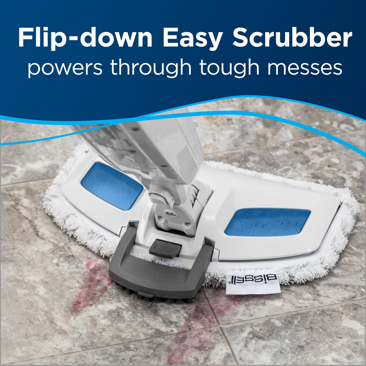 BISSELL PowerFresh Steam Mop with Natural Floor Sanitization, Kills 99.9% of Germs Without Chemicals, Flip-Down Scrubber, SmartSet Steam Control, Hardwood Tile and Sealed Floor Cleaner, 19401 🍁 All In One Marketplace Canada