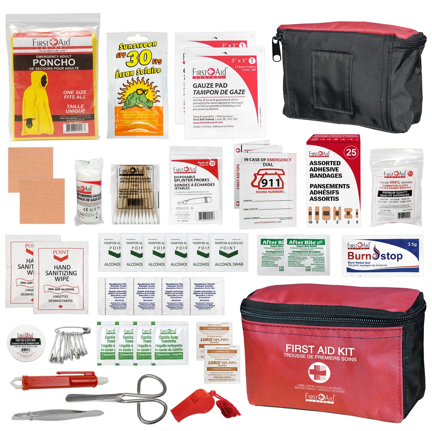 First Aid Central Outdoor First Aid Kit 🍁 All In One Marketplace Canada