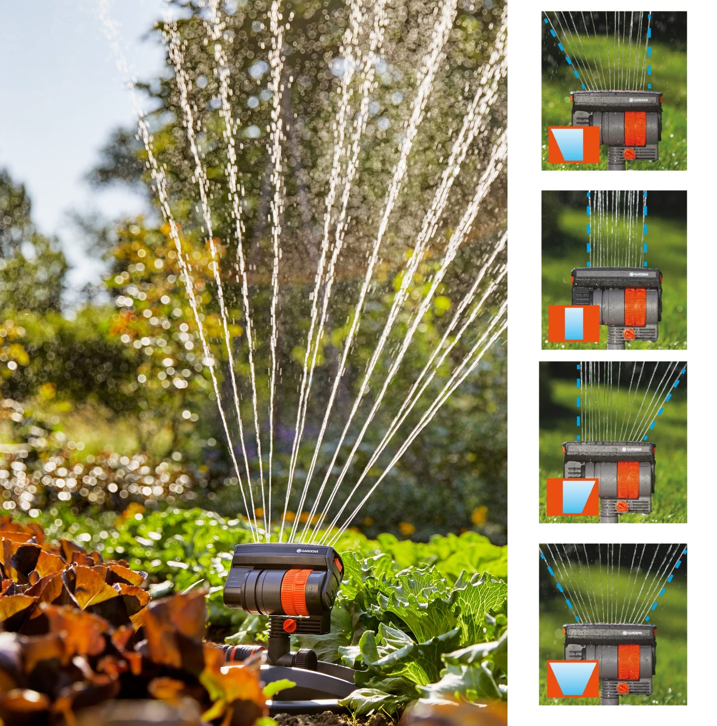 Gardena ZoomMaxx Oscillating Sprinkler on Metal Step Spike 🍁 All In One Marketplace Canada