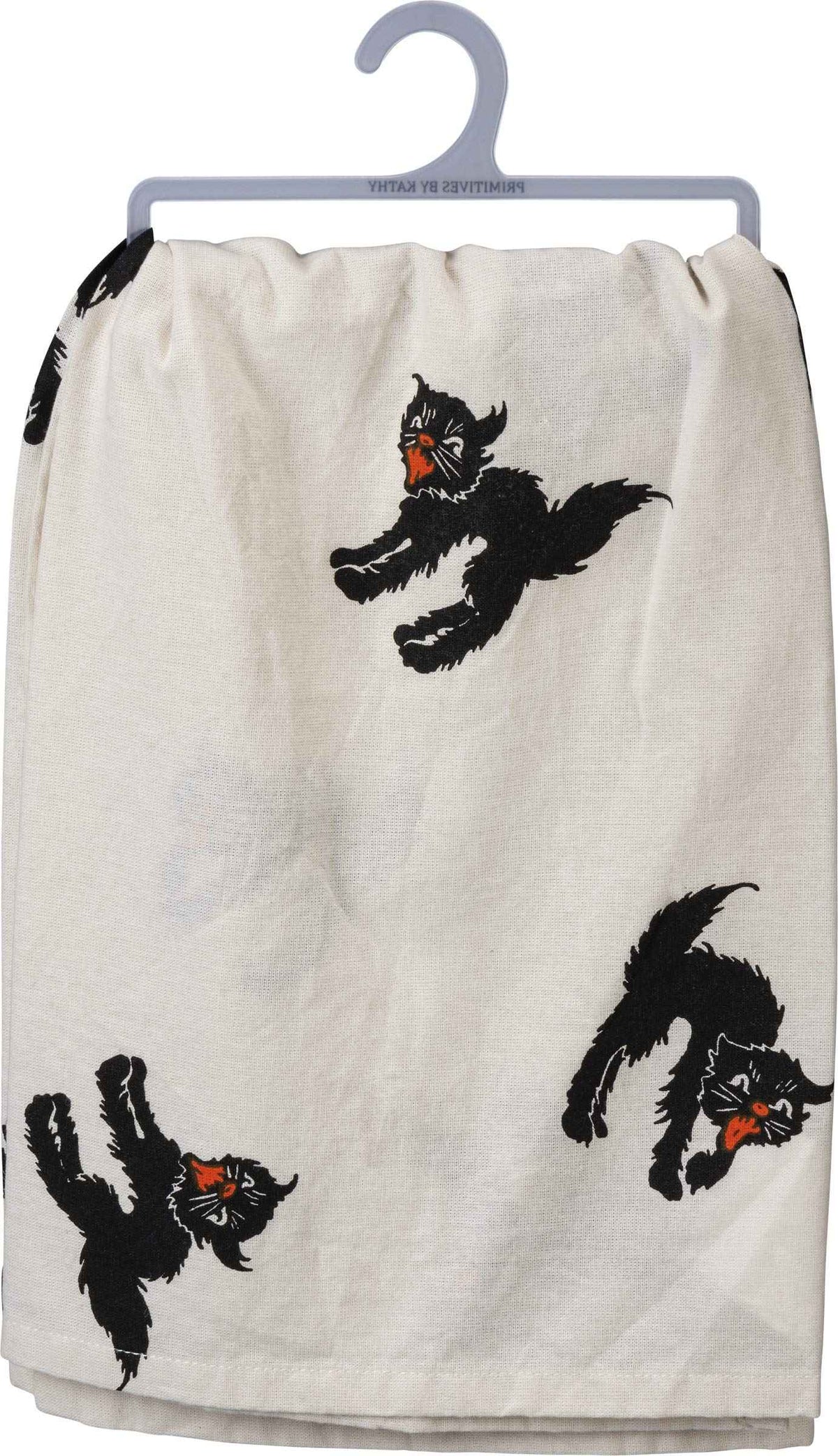 Primitives by Kathy Retro-Inspired Halloween Dish Towel, 28 x 28-Inch, Happy Halloween