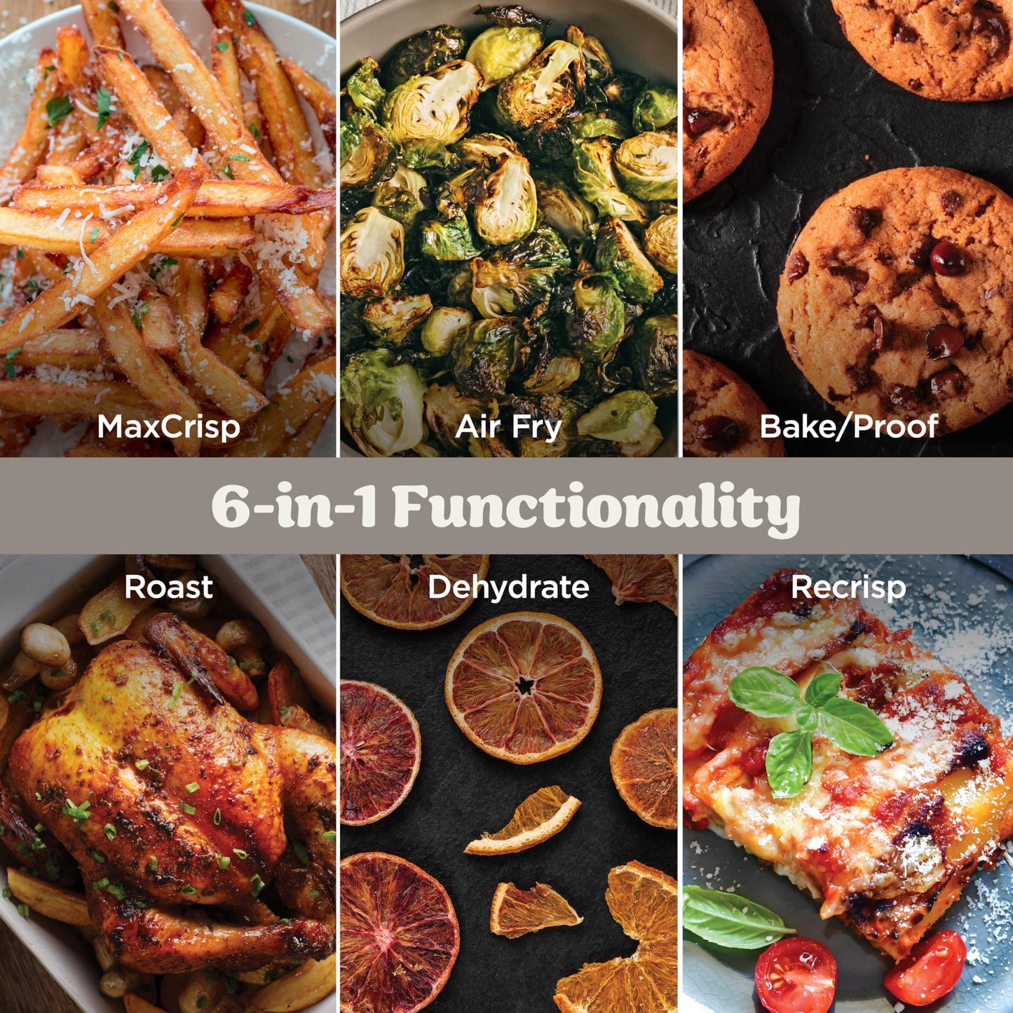 Ninja Crispi Pro 6-in-1 Glass Air Fryer | 6qt & 2.5qt Glass Containers with Storage Lids | Non-Toxic | Meal Prep, Microwave, Freezer & Dishwasher Safe | Air Fry, Bake & More | Bone | AS101CLG 🍁 All In One Marketplace Canada