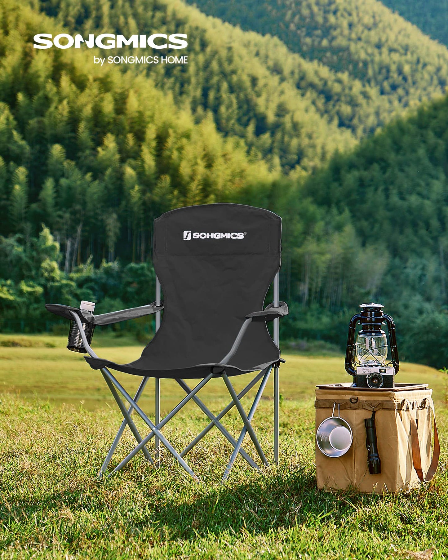 SONGMICS Set of 2 Folding Camping Chairs, Max. Load Capacity 330 lb 🍁 All In One Marketplace Canada