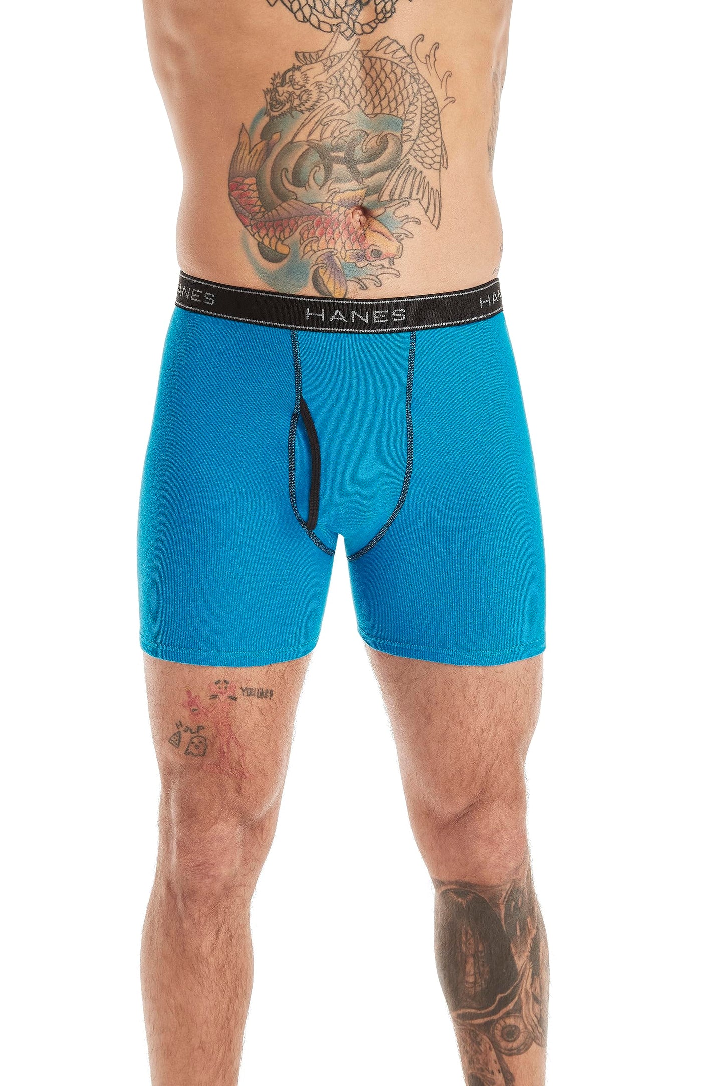 Hanes Men's 4 Pack FreshIQ Ringer Boxer Brief, Assorted, Medium 🍁 All In One Marketplace Canada