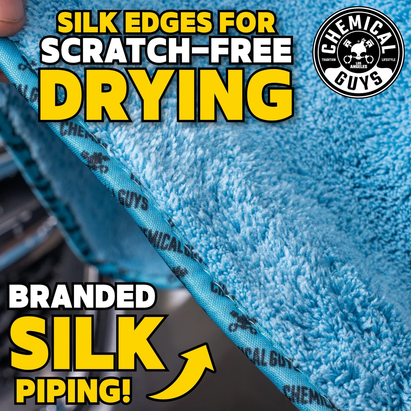 Chemical Guys Woolly Mammoth Microfiber Towel (36" x 25") Cars, Trucks, SUVs, RVs, Home, Pets, Messes, Blue 🍁 All In One Marketplace Canada