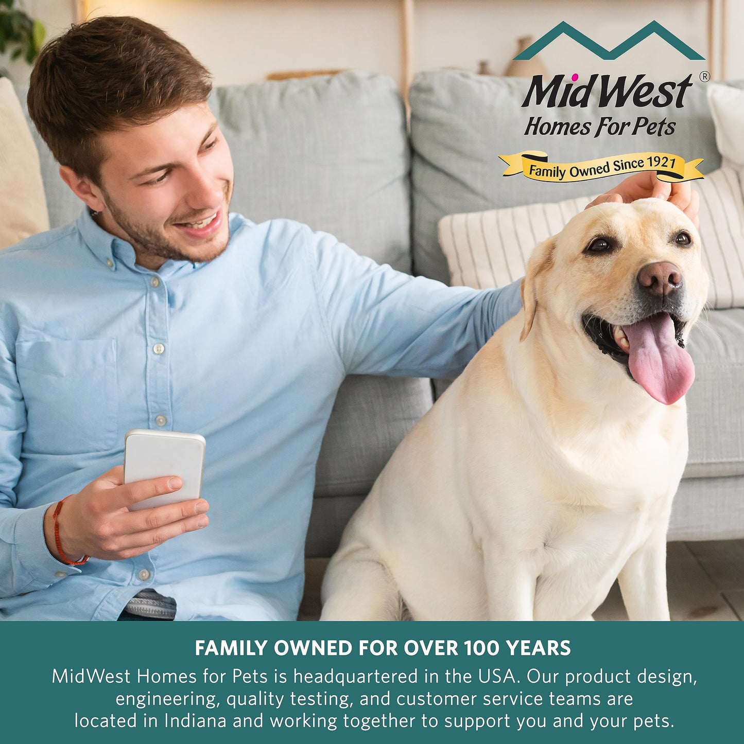 MidWest Homes for Pets 30-Inch New World Crate for Medium Breeds, 21-40 lbs, Single Door Folding Dog Crate, Leak-Proof Tray & Secure Latch, Portable, Durable & Easy to Assemble 🍁 All In One Marketplace Canada