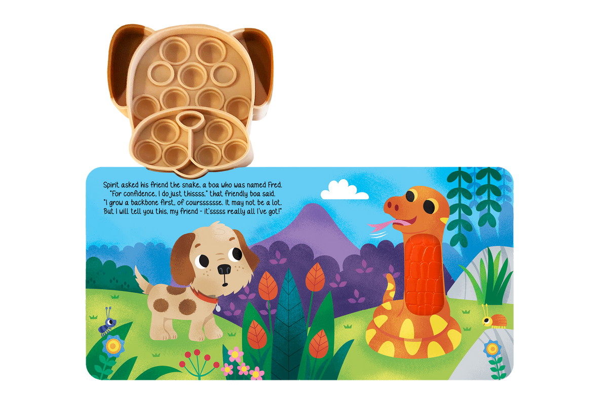 Little Hippo Books - Little Puppy - Your Sensory Fidget Friend - Ages 1+