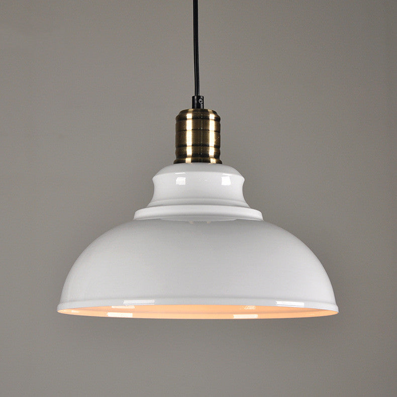Industrial Pendant Light - Barn Metal Hanging Light Fixture for Kitchen Island, 30cm E27 Vintage Ceiling Lamp
