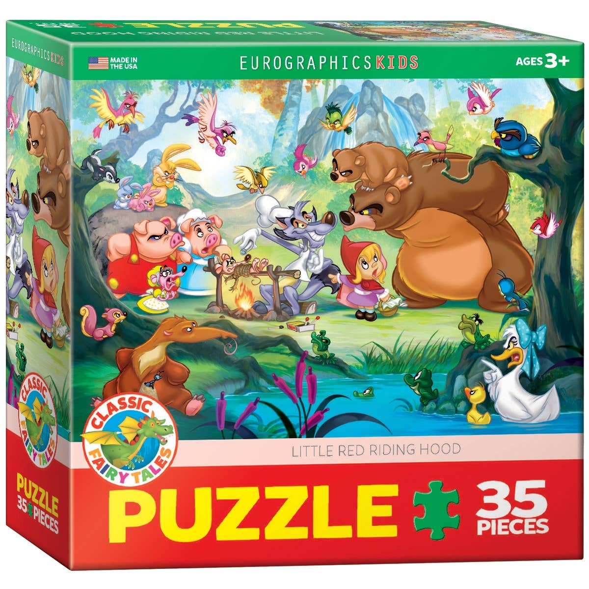 Eurographics Little Red Riding Hood 35-Piece Puzzle - Ages 3+