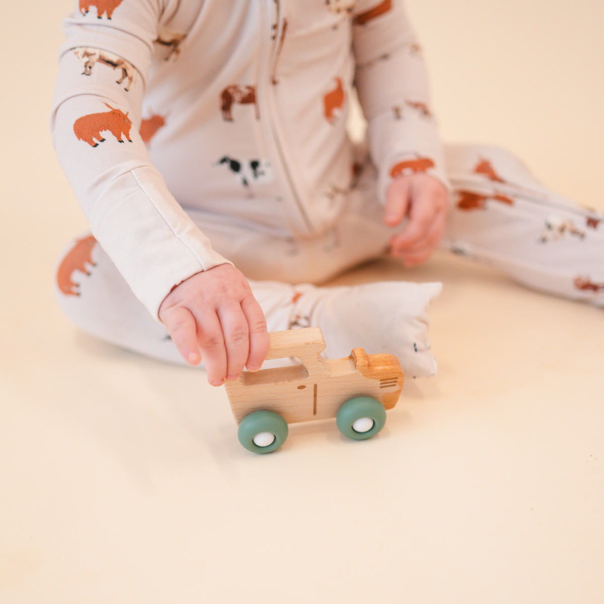 bug + bean kids - Wooden Toy Tractor - Ages 1+