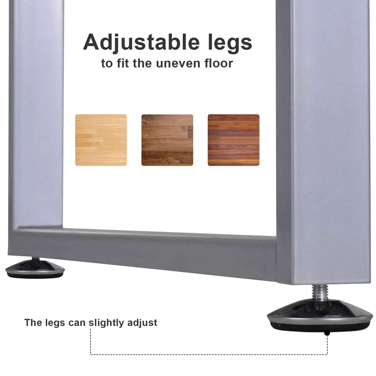 47-Inch L-Shaped Computer Desk – Reversible File Drawers & Metal Frame, Dark Wood Grain (United States & Canada Delivery Only)