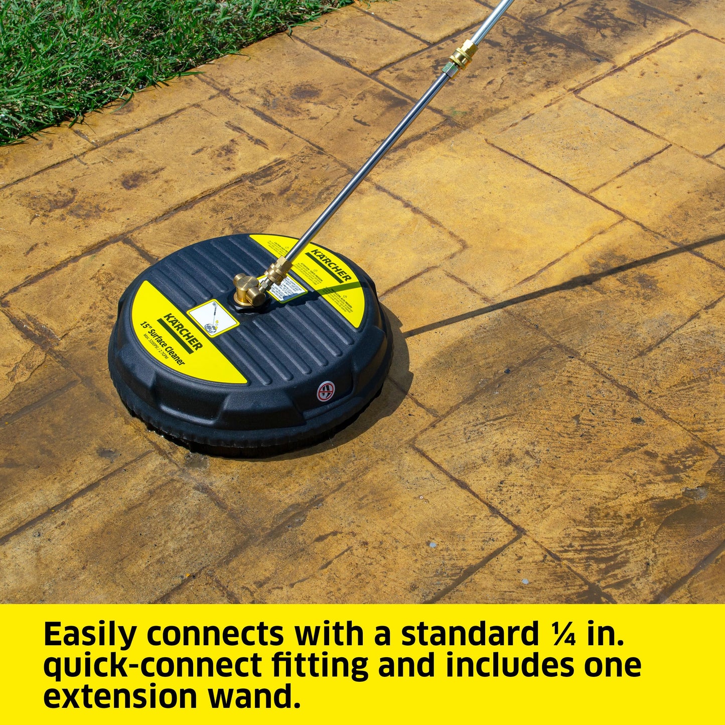 Karcher Universal 15" Pressure Washer Surface Cleaner Attachment, Power Washer Accessory - 1/4" Quick-Connect, 3200 PSI 🍁 All In One Marketplace Canada