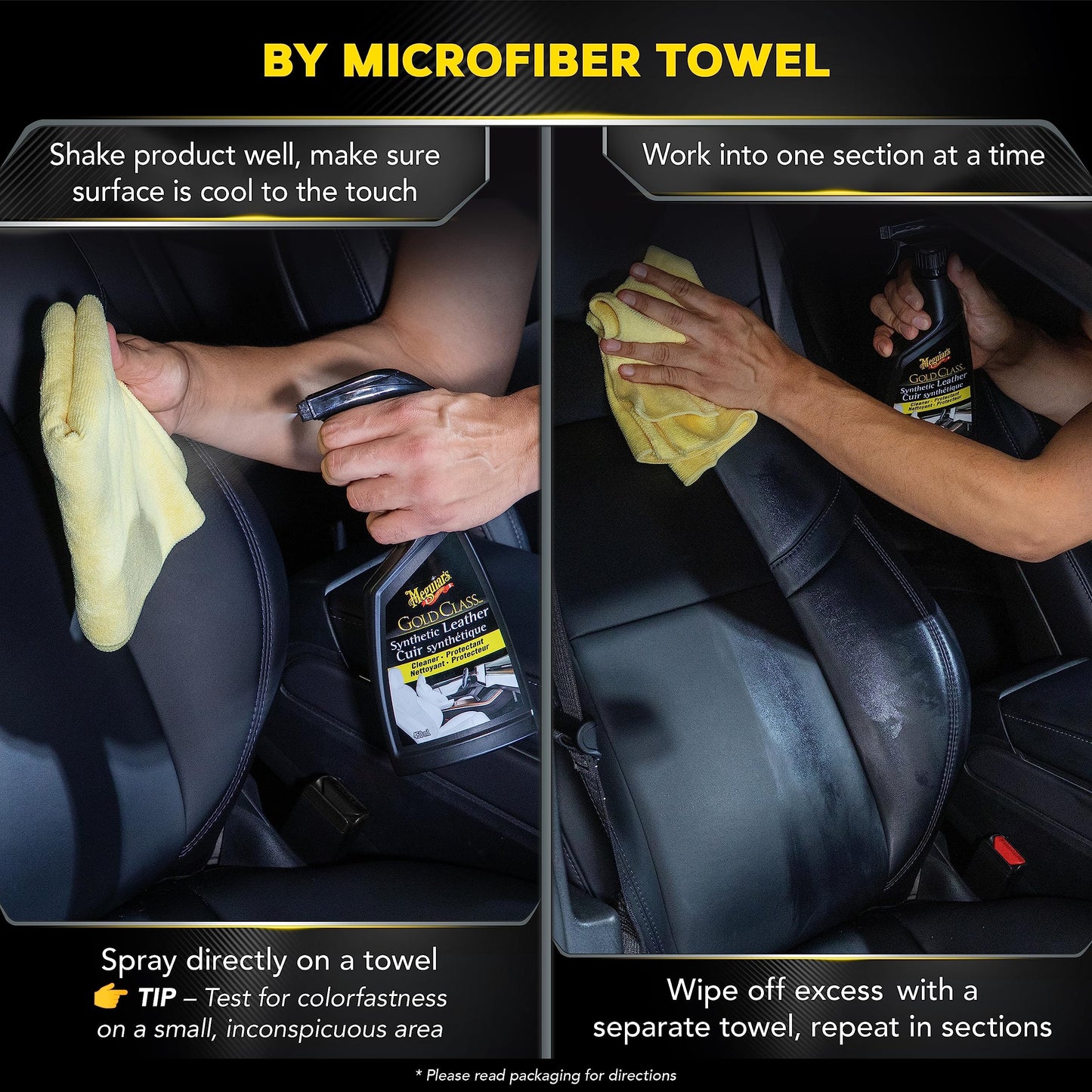 Meguiar's Gold Class Synthetic Leather Cleaner & Conditioner - G230716C - 15.2 oz 🍁 All In One Marketplace Canada