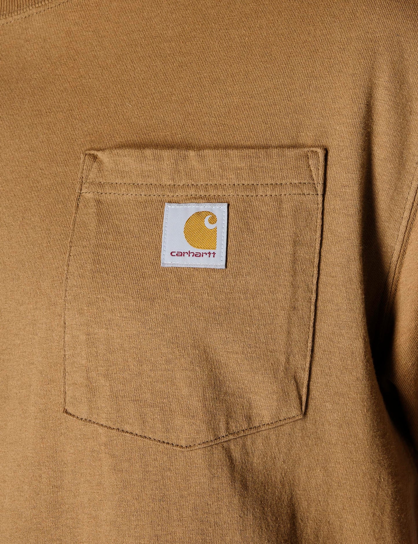 Carhartt Men's Loose Fit Heavyweight Short-Sleeve Pocket T-Shirt (Also Available in Big & Tall), Brown, Large 🍁 All In One Marketplace Canada
