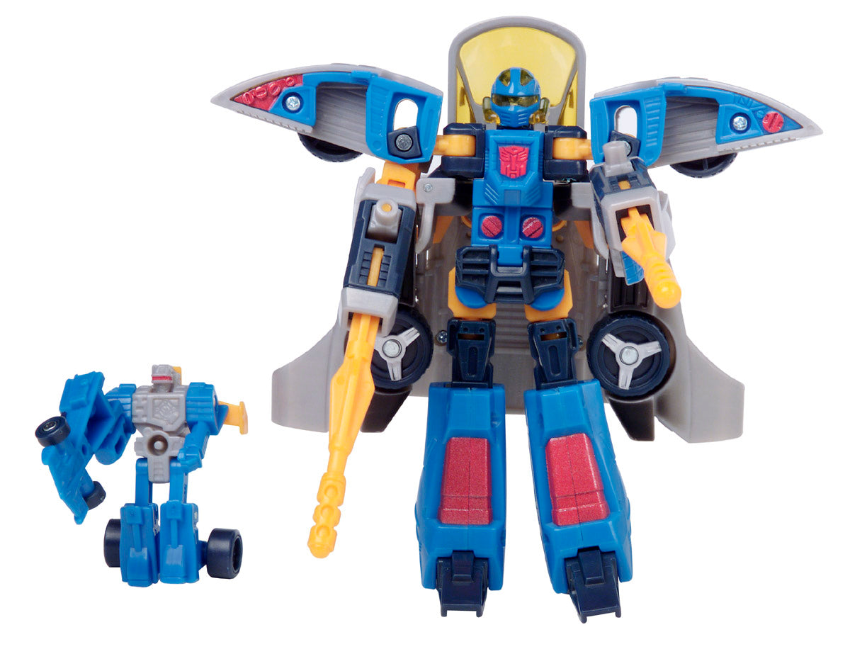 Transformers Armada Super-Cons Blurr with Incinerator