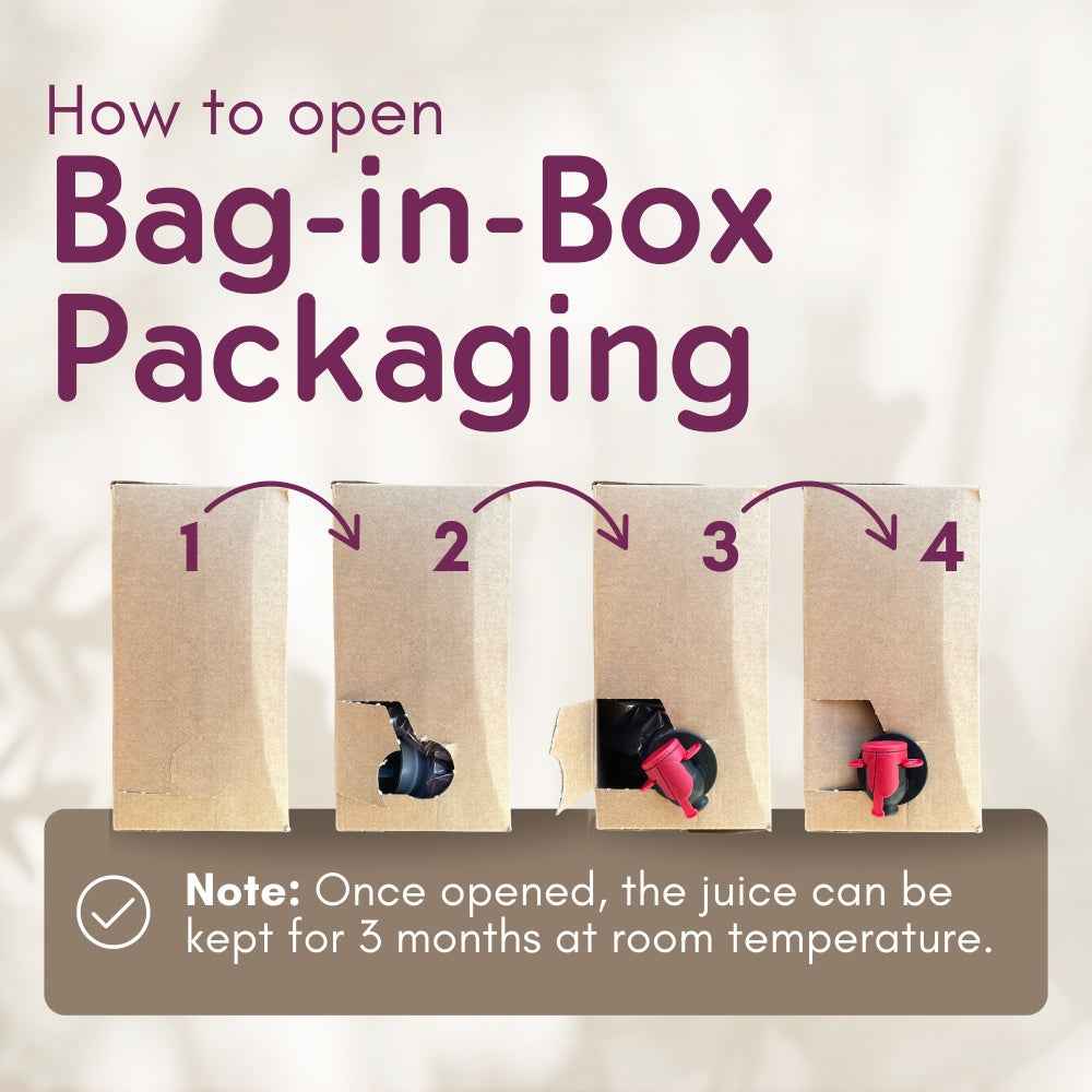 Organic Aronia Berry Juice 101.4 fl oz (3 Litre) Box | Not from Concentrate