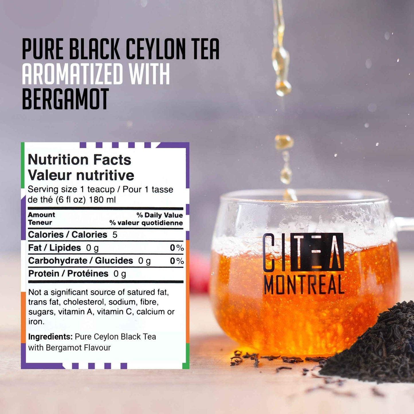 Earl Grey Loose Leaf Tea with Teaball - 100g