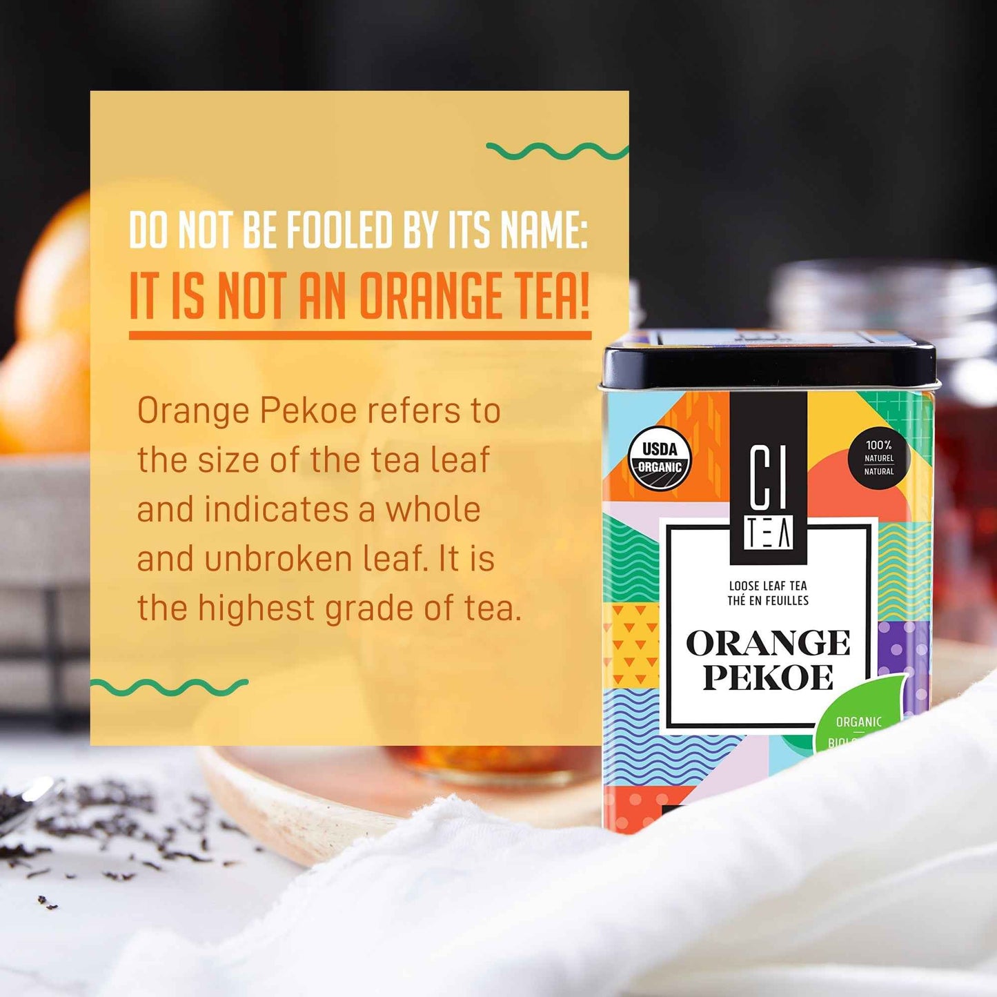 Organic Orange Pekoe Loose Leaf Tea Bundle of Two