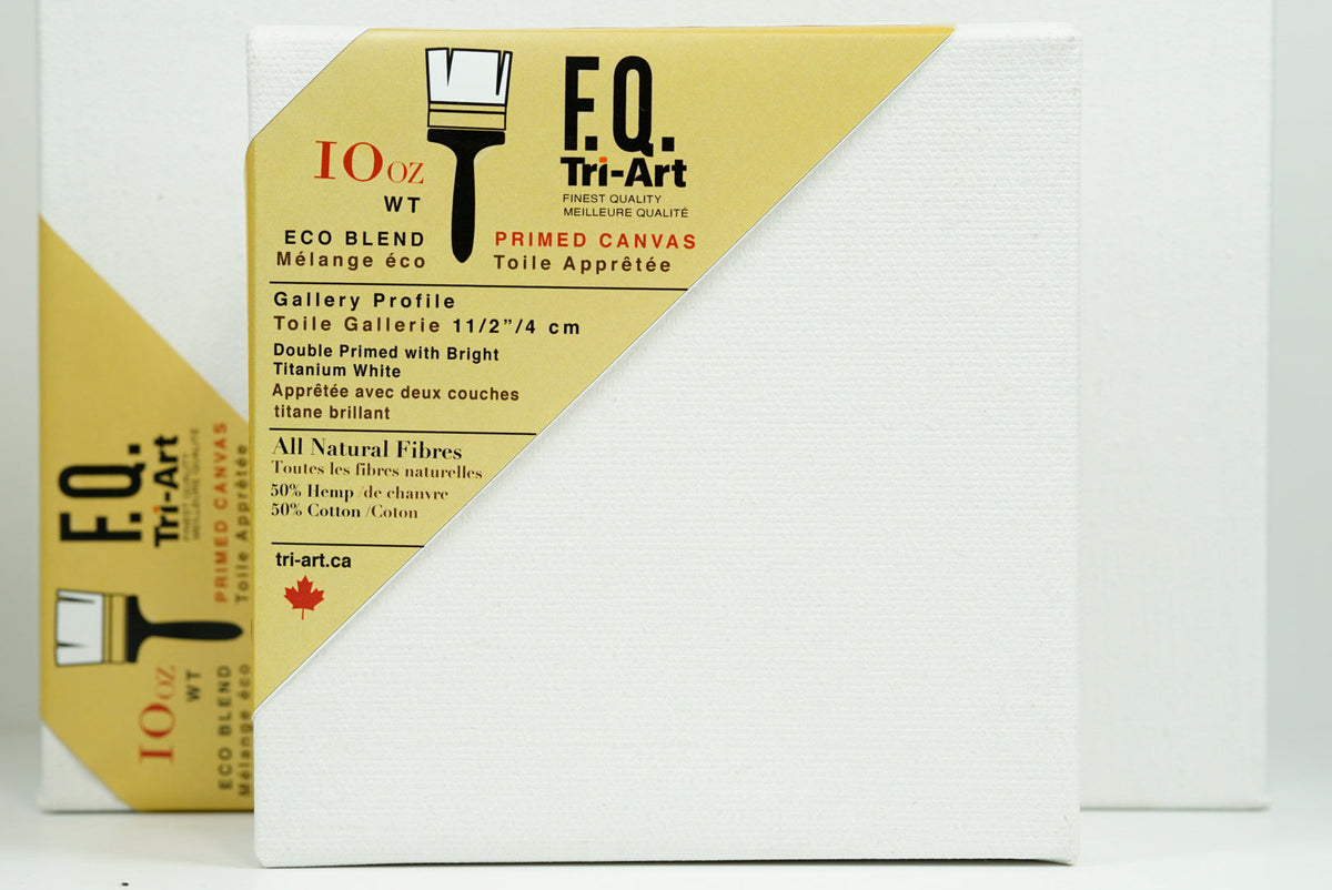 Tri-Art FQ Stretched Canvas - Artist Gallery 1 1/2" Profile Primed - 24x24"