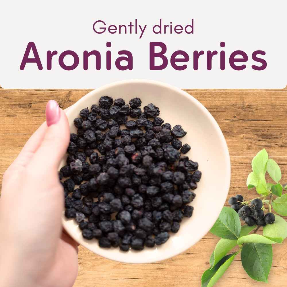 Organic Aronia Berries Dried 17.6 oz (500 g)