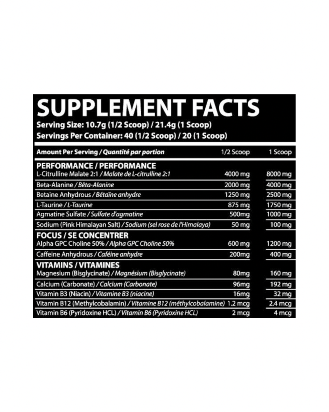 APE-X Unleashed Advanced Pre-Workout