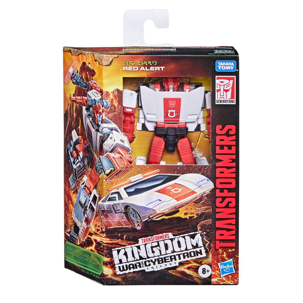 Transformers Generations War for Cybertron: Kingdom Deluxe WFC-K38 Red Alert