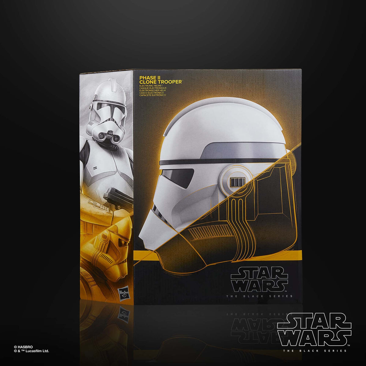 Star Wars The Black Series Phase II Clone Trooper Premium Electronic Helmet 