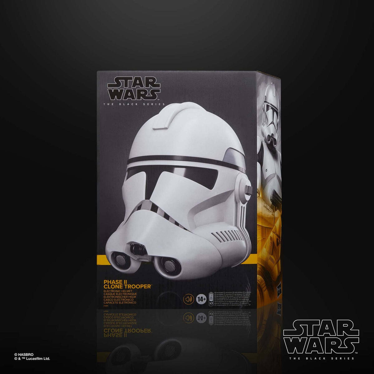 Star Wars The Black Series Phase II Clone Trooper Premium Electronic Helmet 