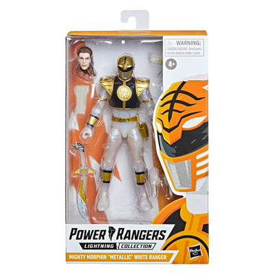 Power Rangers Lightning Collection Mighty Morphin Metallic White Ranger