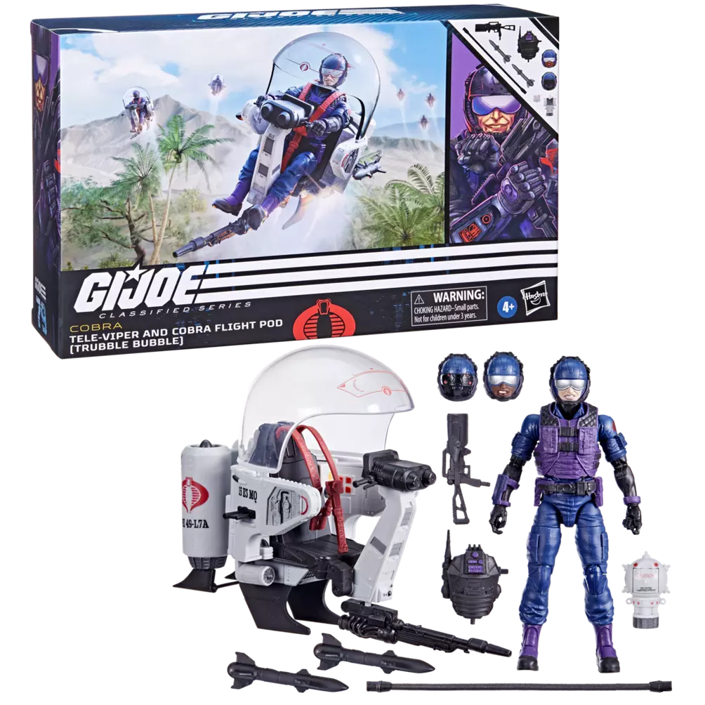 G.I. Joe Classified Series Tele-Viper & Cobra Flight Pod - Trubble Bubble - 79
