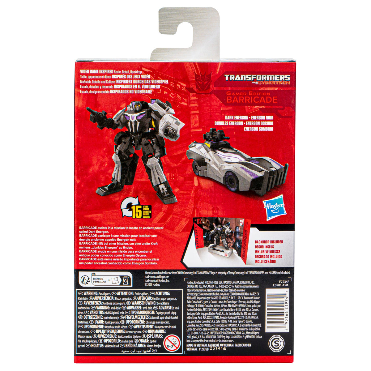 Transformers Studio Series Deluxe 02 Gamer Edition Barricade