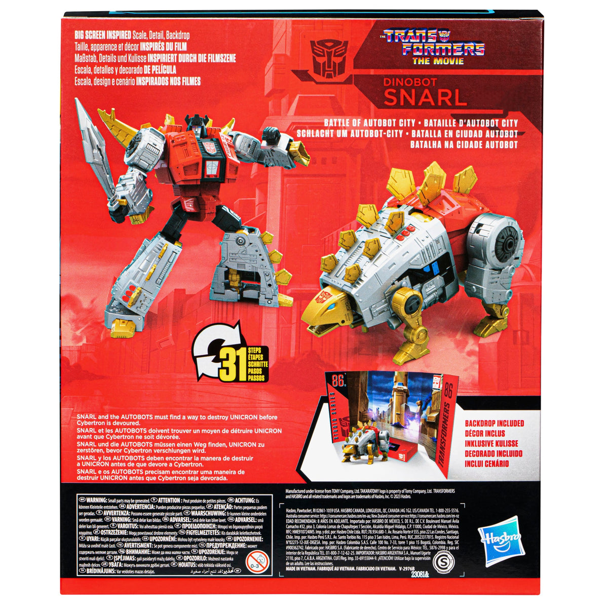 Transformers Studio Series - Leader  - 86-19 Dinobot Snarl