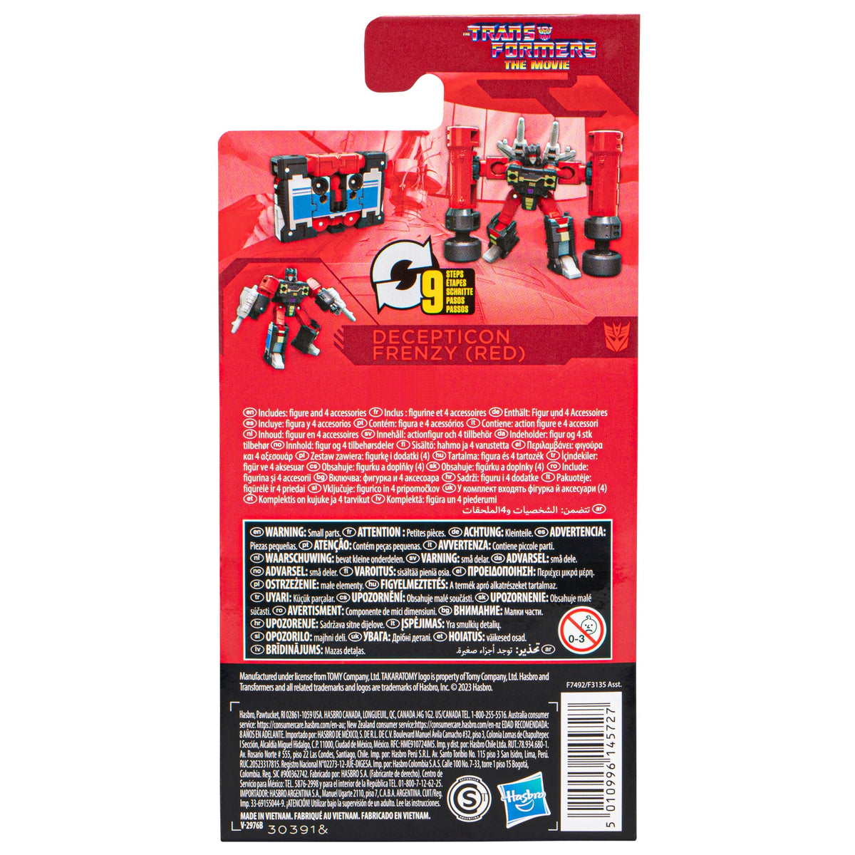 Transformers Studio Series Core Class - Decepticon Frenzy - Red