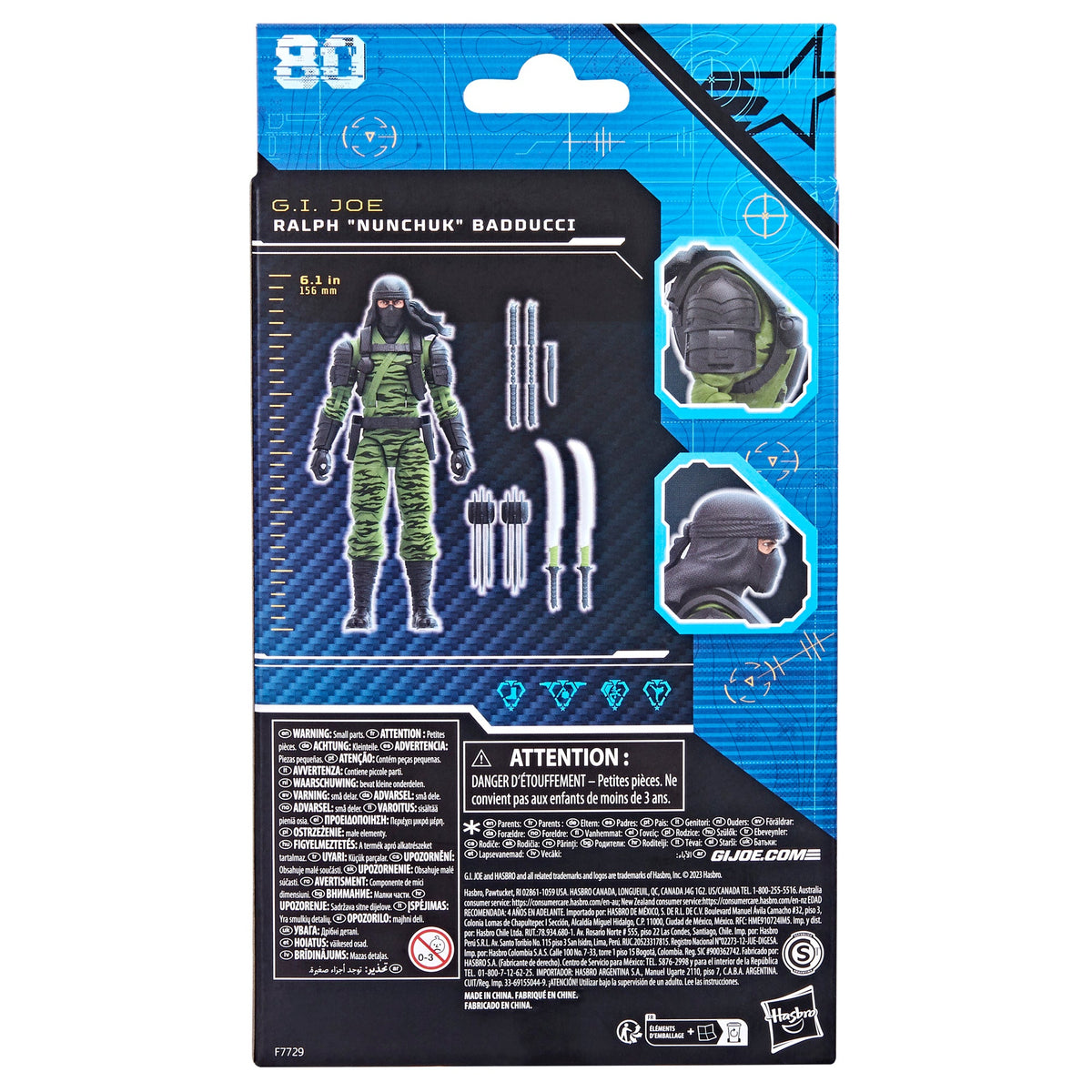 G.I. Joe Classified -  Ralph "Nunchuk" Badducci - 80