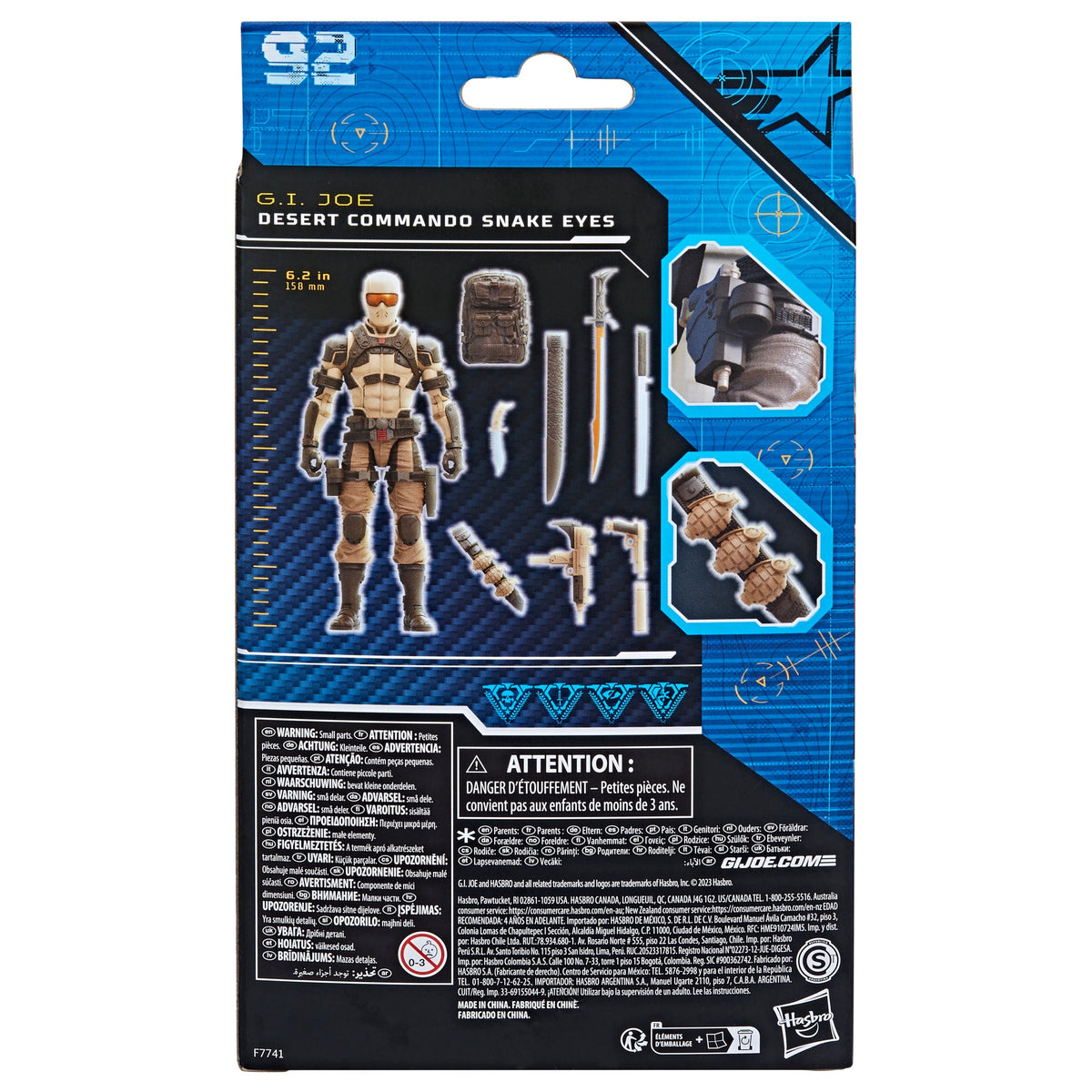 G.I. Joe Classified Series Desert Commando Snake Eyes 92