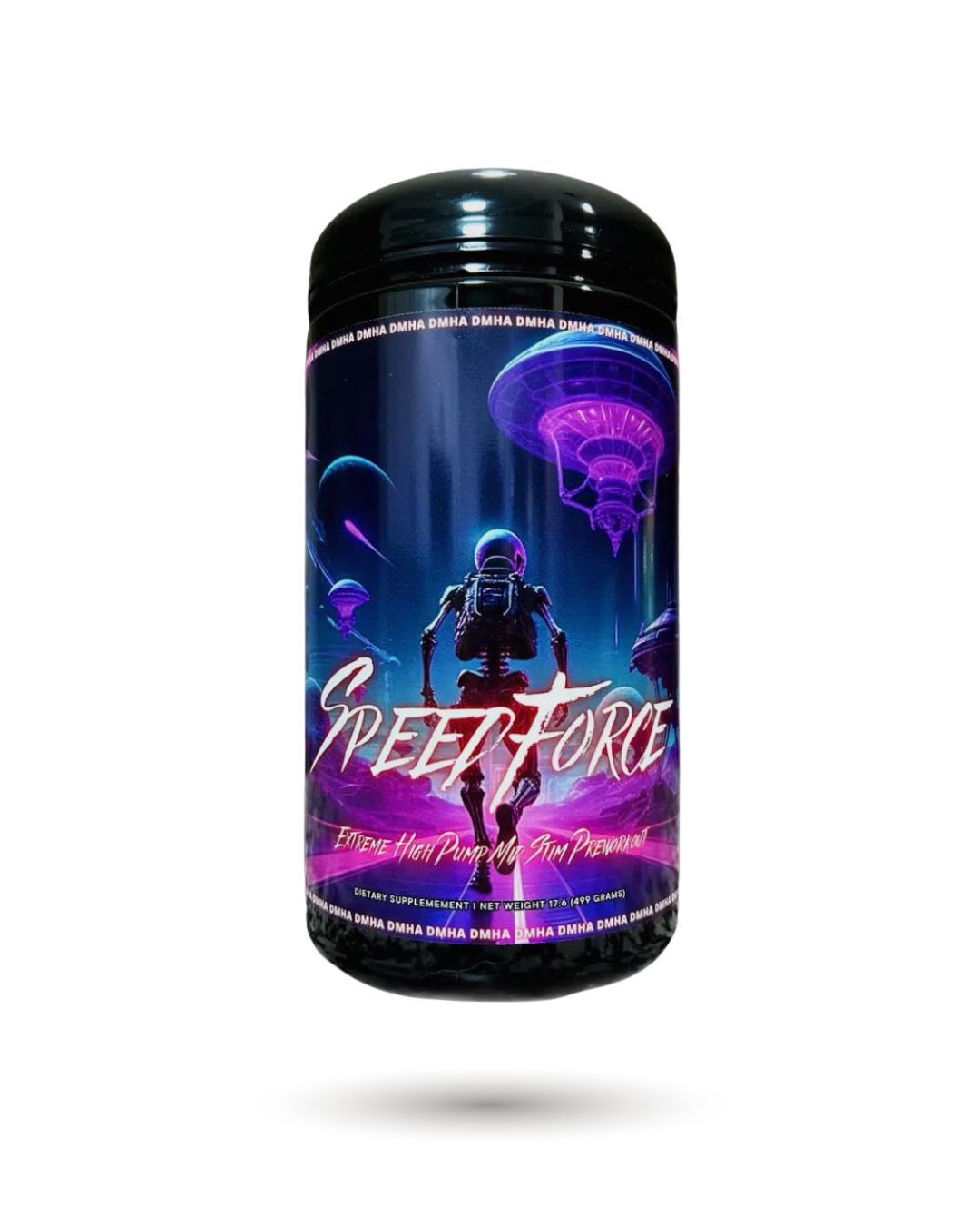 Project M MINDBENDER Speed Force Extreme High Pump Mid Stim Pre-Workout with Edible Gold