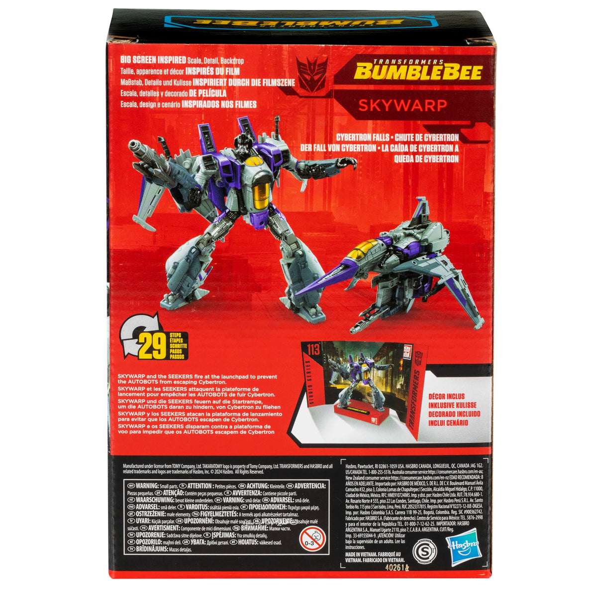 Transformers Studio Series Voyager Transformers: Bumblebee 113 Skywarp