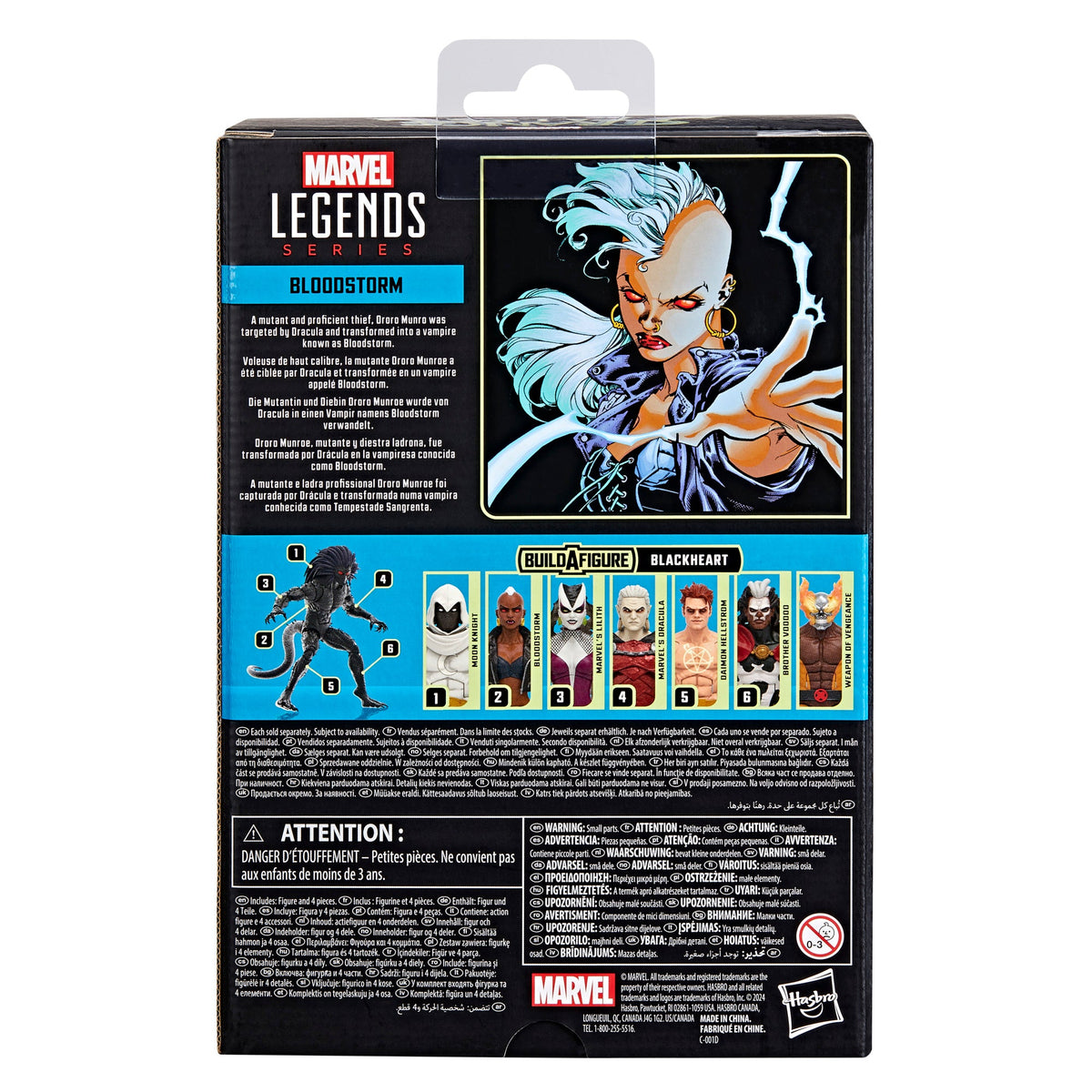 Marvel Legends Series Strange Tales Bloodstorm - Black Heart BAF