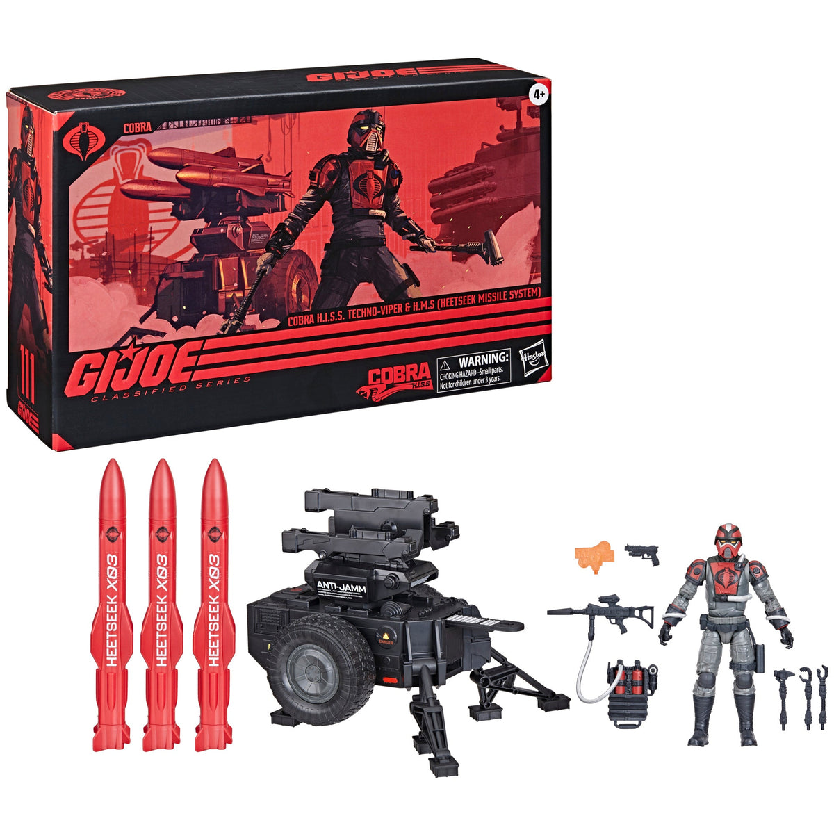 G.I. Joe Classified Series #111 - Cobra H.I.S.S. Techno-Viper & H.M.S. (HEETSEEK MISSILE SYSTEM)