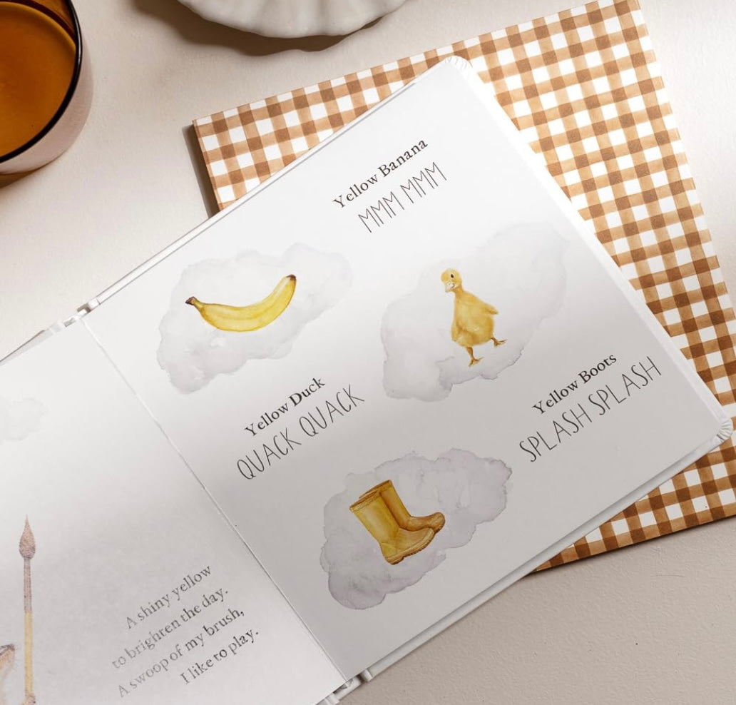 Wishy Washy: A Board Book of First Words and Colors for Growing Minds | Books